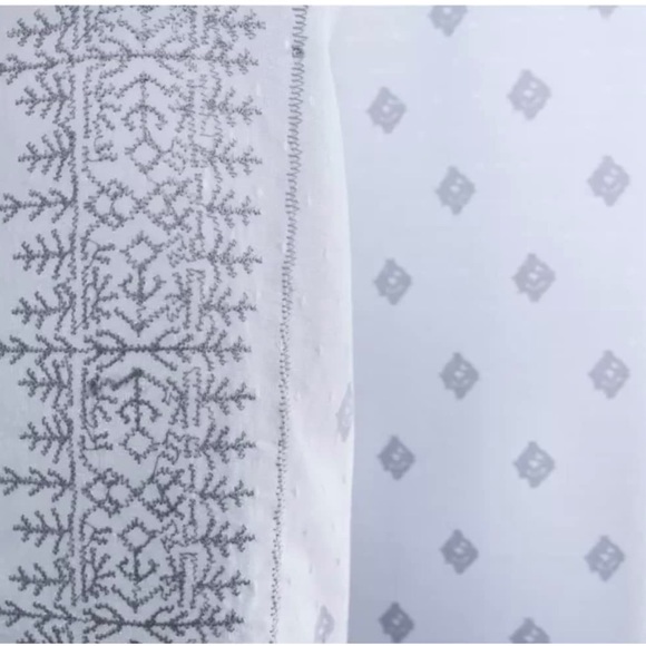 LAST CALL, lowest price 🪩 🆕 Wild Sage | Embroidered Shower Curtain - Picture 2 of 2